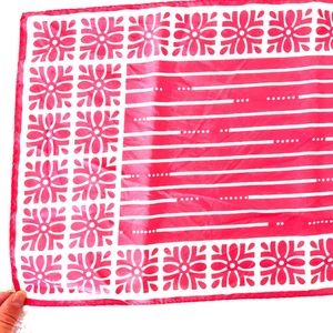 Barbie Pink Retro Scarf Floral